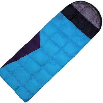 Envelope Hooded Outdoor Supplies Wholesale Feather Sleeping Bag